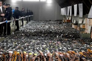 13.500 weapons seized during the Serbian gun amnesty